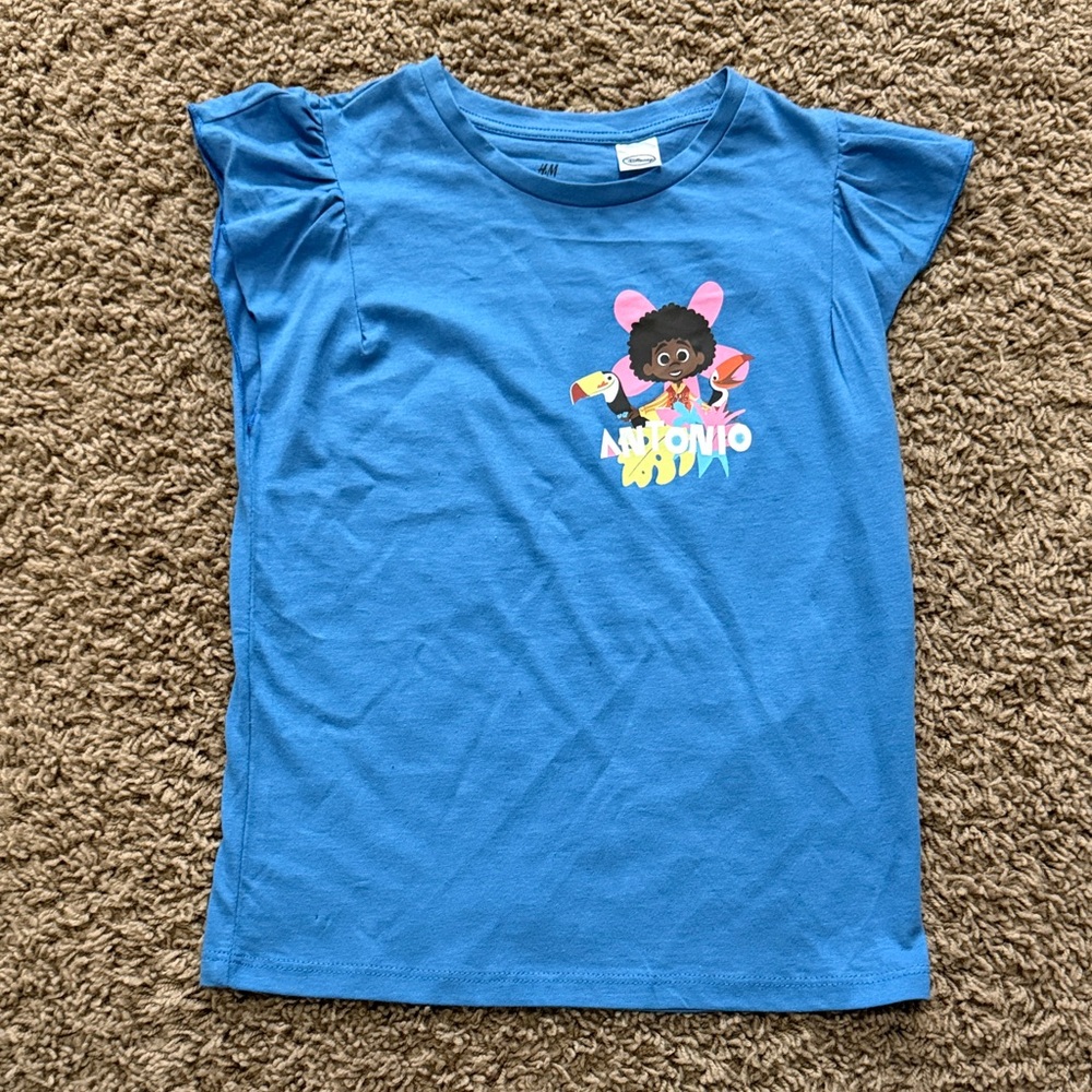 Blue Kids Shirt with Encanto Character